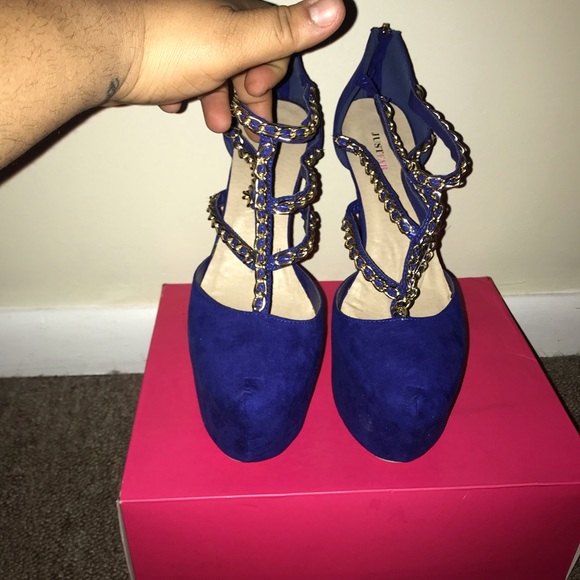 Royal Blue Heels - Picture 5 of 8